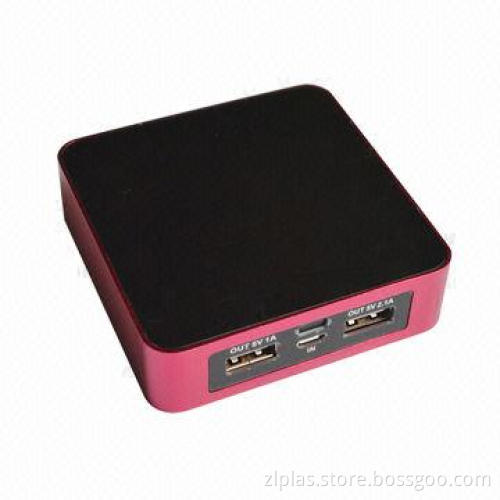 Portable Charger with 6,600mAh Capacity, Dual USB Output